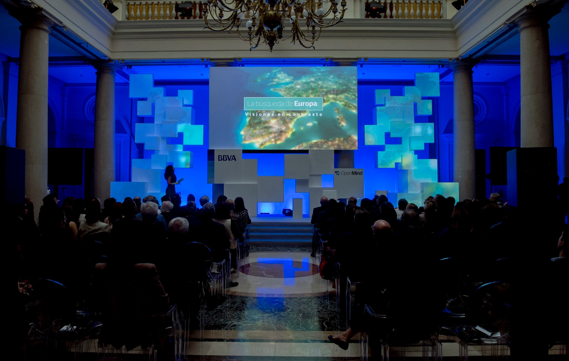 Fotografía de la Presentación del libro La búsqueda de Europa de OpenMind BBVA en el Palacio del Marqués de Salamanca