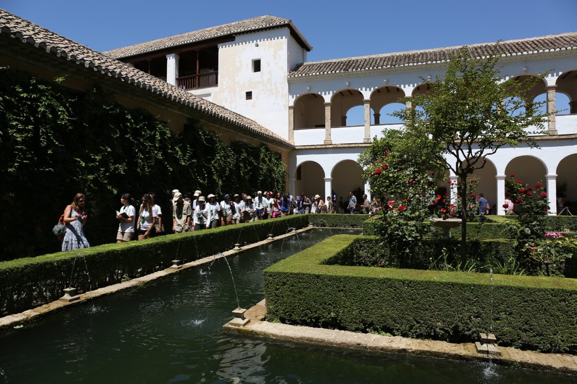 Ruta BBVA en los jardines del Generalife de la Alhambra , Granada 1