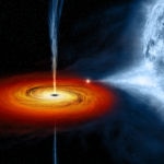 Recreación del agujero negro en la Vía Láctea (NASA). Conferencias Astrofísica Fundación BBVA