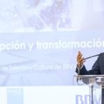 Ricardo Forcano, director de Talento y Cultura de BBVA, en la jornada organizada por la APD en Zaragoza sobre disrupción tecnológica.