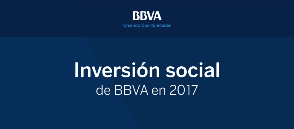 Infographics: BBVA Social Investment In 2017 | BBVA