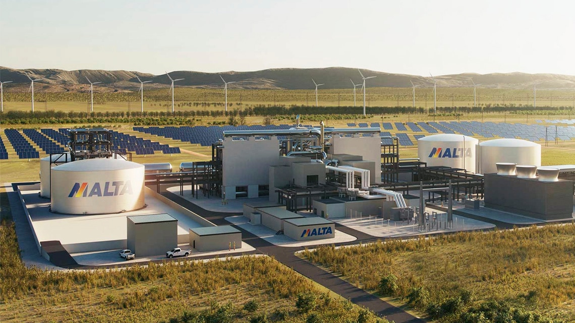 BBVA y la compañía Malta colaborarán en un proyecto de almacenamiento de energía en la península ibérica