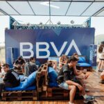 Stand de BBVA en el Cosquín Rock 2025