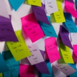 Colourful sticky notes with things to do